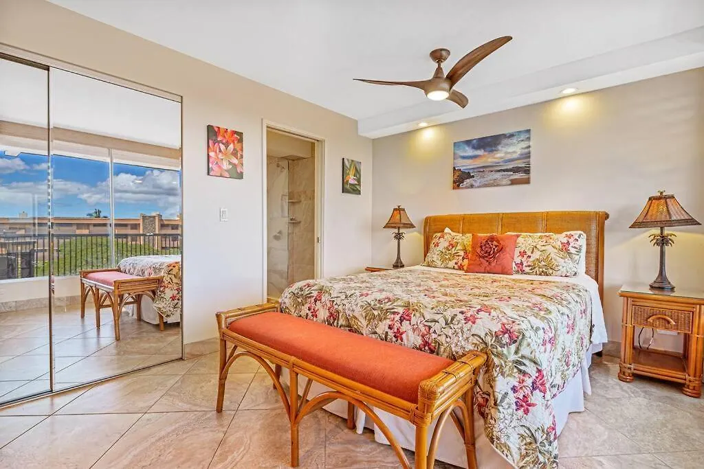 Apartment Mana Kai Resort, Luxury 2Bd/2Bath Beachfront # 511 Wailea  United States